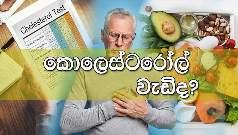 කොලෙස්ටරෝල් වැඩිද ?